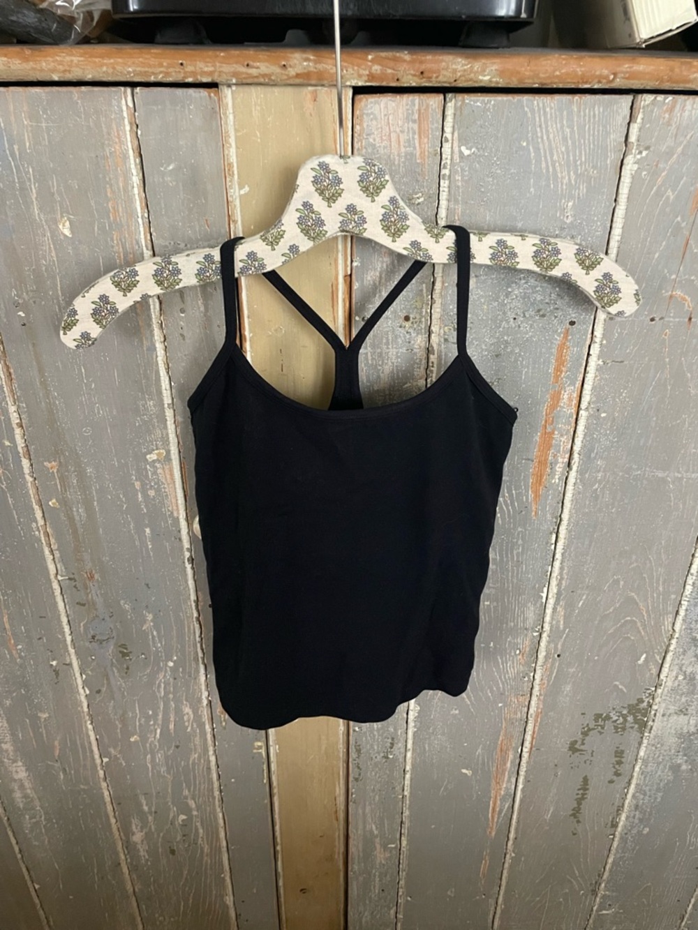 Splits59 Black Strappy Racerback Camisole